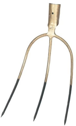 Kerbl Streugabel ohne Stiel mit 3 Zinken, 28 x 21 cm