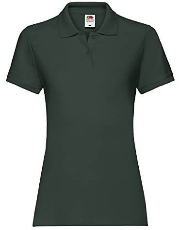 Fruit of the Loom Premium Polo Lady-Fit - Farbe: Forest Green - Größe: XS