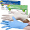 BARGAINS-GALORE 100 Powder Free or Powdered Vinyl Disposable Gloves Work Garage Medical Examination Clear | Medical, Food, Multi Use | Protection Safety (Clear, X Large)