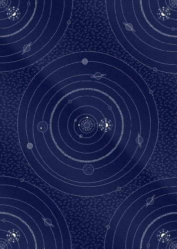 Astronomie Geschenkpapier (2 Blatt (gefaltet) und 2 Geschenk-Tag)