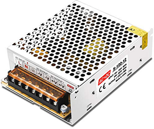 LEDMO 12V 10A 120W Alimentatore Interruttore AC 110/220V to DC Trasformatore di Alimentazione