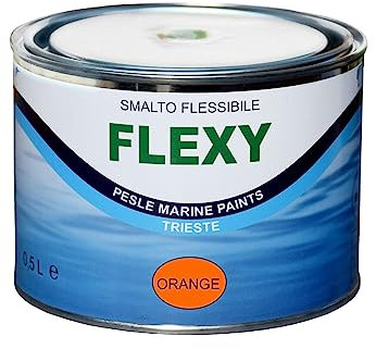 Marlin Flexy - elastische Gummi Farbe für Schlauchboote 500ml, Farbe:orange