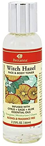 Bretanna Witch Hazel Toner Citrus Sage, 2.25 fl oz