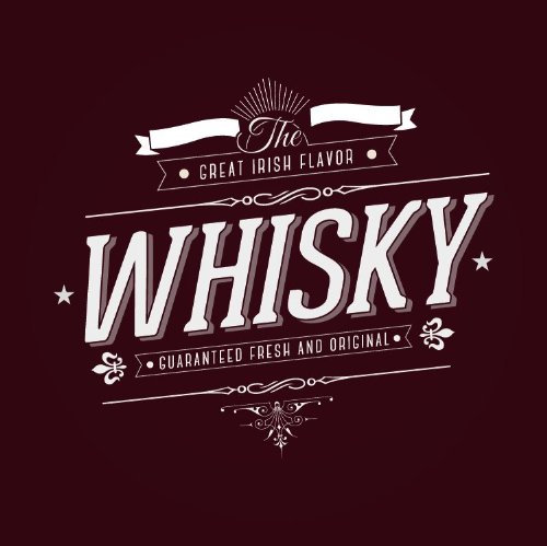 Whisky Alcohol Drink Hochwertigen Auto-Autoaufkleber 10 x 10 cm