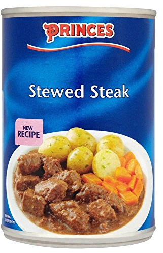 Princes Stewed Steak - Pack of 6, 400g