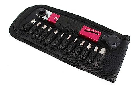 Prestacycle TorqRatchet PRO Wallet – Pro Pocket Multitool und 2~10Nm Drehmomentratsche