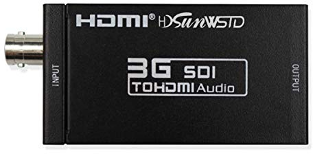 Adaptateur SDI vers HDMI Convertisseur Vidéo Mini 3G HD 720p/1080p Sdi Hdmi Adaptateur pour signaux HD-SDI et 3G-SDI