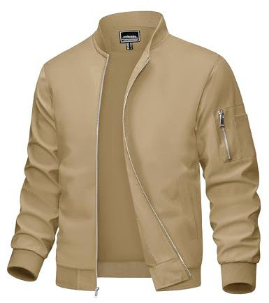 MAGCOMSEN Bombers Homme Veste Militaire Homme Veste Aviateur Pour Hommes Zippée Veste Décontractée Veste Tactique Veste de Base