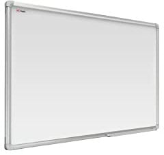 ALLboards Magnetisches Whiteboard, Ceramic Emaillierte Oberfläche 200x120cm Magnettafel mit Alurahmen Premium EXPO, Trocken Abwischbar, Projektionswand