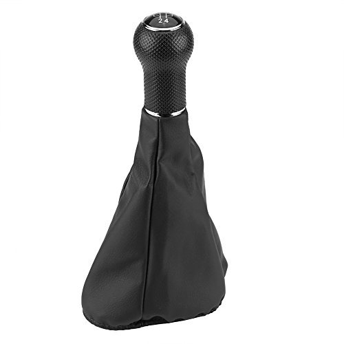 Schaltsack 5/6 Gang Schaltknauf, Gamaschenmanschette für 3 MK3 1991-1998 ABS + Leder Schwarz