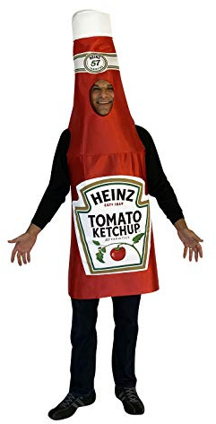 Rasta Imposta Heinz Ketchup Bottle Adult Fancy Dress Costume Standard