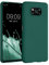 kwmobile Housse Compatible avec Xiaomi Poco X3 NFC/Poco X3 Pro Coque - Housse de téléphone Protection Souple en Silicone - Vert Bouteille