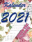 SUDOKU KALENDER 2021: Multifunktionaler Tageskalender mit Ihrem Lieblings Puzzle in einem Aquarell Blumenmuster