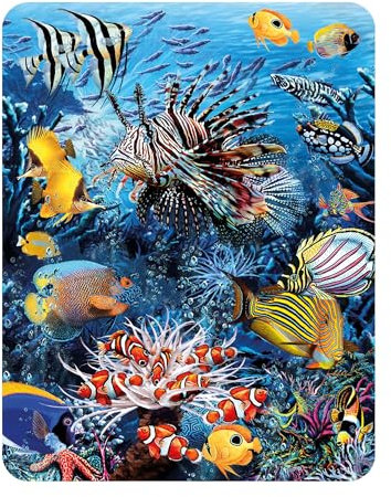 3D LiveLife Magnet - Riffwunder von Deluxebase. Linsenförmige 3D Korallen Kühlschrankmagnet. Dekoration für Kinder und Erwachsene mit Kunstwerk lizenziert von bekannt Künstler, Steven Michael Gardner