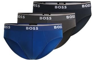 BOSS Herren Slips, Modern, New - Open Blue487, XXL
