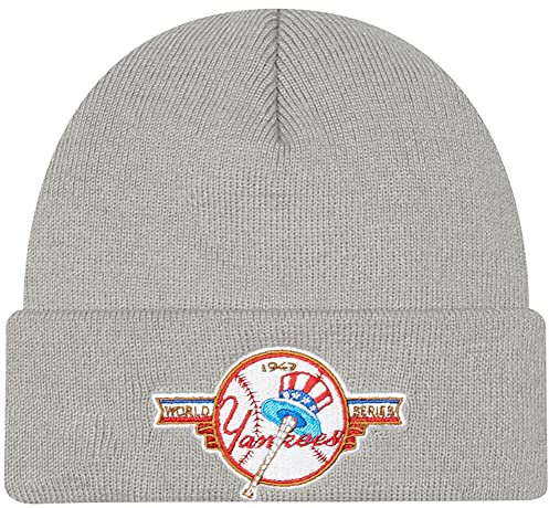 New Era - MLB New York Yankees Short Cuff Beanie Unisex Mütze grau 100% Polyacryl MLB, Sport