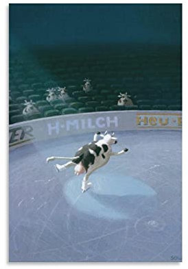 Künstler Michael Sowa Poster Cool Art Poster Leinwand Gemälde Dekor Wanddruck Foto Zuhause Modern Deko Poster 61 x 91,4 cm