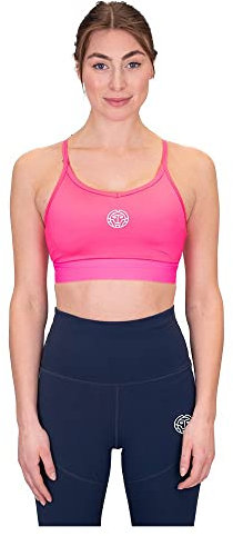 BIDI BADU Damen Crew Low Support Strappy Bra - pink, Größe:XS