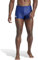 adidas Hombre Solid Swim Boxers, Dark Blue/White, 38