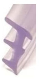 API GUARNIZIONE FERMAVETRO IN PVC UNIVERSALE confezione da 5m - Bordatura ad incastro solo pressione per finestre e balconi e infissi - (10mm, Trasparente)