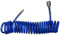PROREGAL Sicherheits Spiral-Druckluftschlauch PU010 | 5 Meter | Ø 5x8mm | Anschluss 1/4 | 24bar | Kompressorschlauch, Gewebeschlauch, Druckluftspiralschlauch