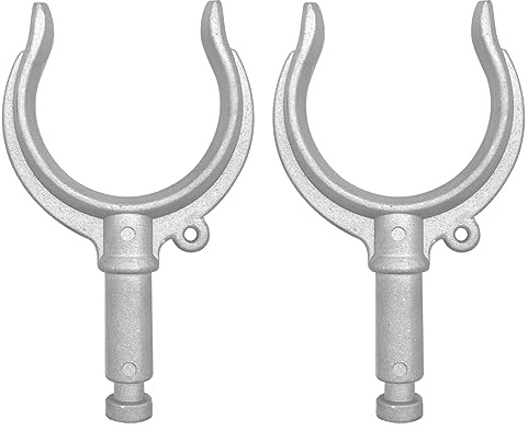 JT-HLM 2 Pieces Aluminum Oar Lock Oarlock Rowlock Premium Marine Row Boat Dinghy Water Raft Boat Kayak Canoe Oar Lock Rowlock Side Mount