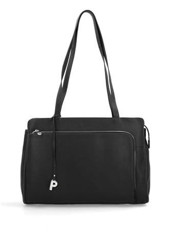Picard Shopper Damen Manhattan | Handtasche aus hochwertigem Rindsleder | Damen-Shopper mit Sicherheitsfach, Reißverschluss, Flaschenhalterung | Lederhandtasche perfekt fürs Büro & den Alltag