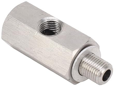 Turbo-Ölleitungsadapter, Stabile Verbindung M10x1,0 Universeller Leichter Öldrucksensor-Adapter Fahrzeug