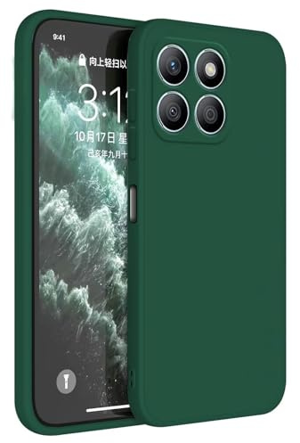 Topme Cover per HONOR X8b (6.7 Inches) Custodia Case, Protezione Della Pelle Della Custodia in Silicone Tpu - Verde scuro