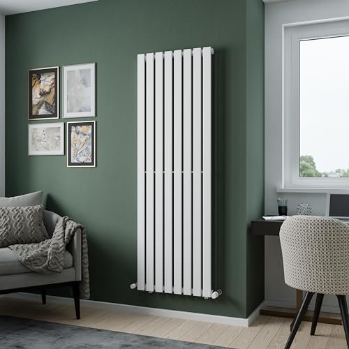 Agadon Lola Designer Panel Radiator 1800 x 600 mm White - 3952 BTU - 5 Year Guarantee