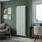 Agadon Lola Designer Panel Radiator 1800 x 600 mm White - 3952 BTU - 5 Year Guarantee