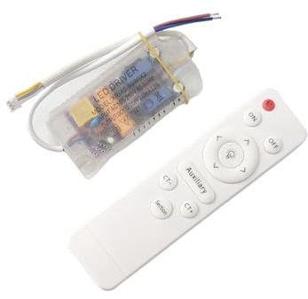 Fuente de alimentación LED con control remoto por infrarrojos, controlador LED de corriente constante regulable de 220V, transformador de 24W, 40W, 80W, 100W, 160W, 200W y 240W ( Color : (40-60W)X2 )