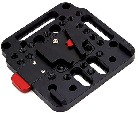 Uonlytech Plate Adapter Lightweight Aluminum Plate Connector Quick Release for Battery