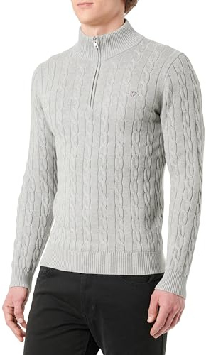 Cotton Cable Half Zip