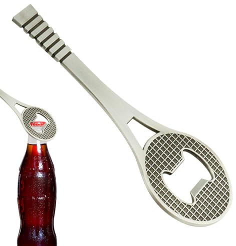 Tennis-Flaschenöffner – Zinklegierung, Retro-Schläger-Bieröffner | Bierflaschenöffner für Pop, Soda-Öffner zum einfachen Öffnen, Tennis-Geschenk für Männer, Ehemann, Vater, Schläger-Flaschenöffner