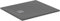Ideal Standard - Ultra Flat S+, Piatto doccia rettangolare ultrasottile in resina effetto pietra, 100x90cm, Ideal Solid, Scarico lato corto, Grigio cemento