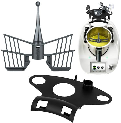Meetory Accessoires Thermomix, mélangeur, 1 support pour Thermomix et 1 embout mélangeur papillon pour Thermomix TM5, TM6, TM31, pièces de rechange pour robot de cuisine, rangement d'accessoires
