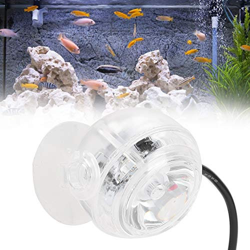 Tbest Pet Products Kunststoff Wasserdicht Tauchbar Led Fisch Bunte Farbverlauf Nacht Spot Licht Rium Wasser Meerwasser Ary 00-240 V Fisch L (EU-Stecker)
