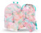 Baagl Schulrucksack Set Mädchen 5-Teilig, Schultasche ab 3. Klasse, Grundschule Ranzen mit Brustgurt, Ergonomischer Schulranzen (Skate Sunset)