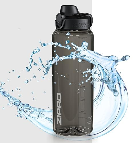 ZIPRO Water Bottle Tritan Borraccia Borraccia da 1,5 L - Borraccia sportiva a prova di perdite senza BPA