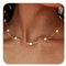 BelleVive Gold Kette Damen 14 Karat Vergoldet Halskette Zirkonia Choker Herz Schmetterling Blume Kette Hypoallergen Wasserdicht Golden Statement Kette Prsonalisiert Modeschmuck Geschenke