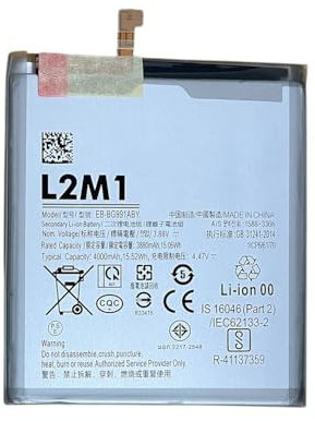L2M1 Batteria EB-BG991ABY per Samsung Galaxy S21 5G SM-G991 SM-G991B SM-G991B/DS 4000mAh 15.52Wh 3.88V