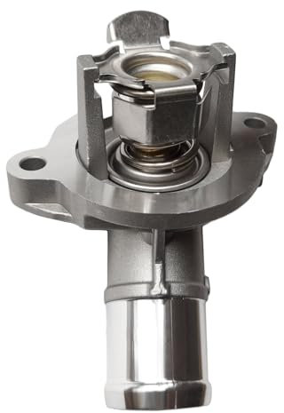 Hajus 1211520 Thermostat 82°C mit Gehäuse Kompatibel mit Opel Adam M13 1.0 Astra K Sports Tourer B16 1.0 1.4 Corsa E X15 1.0 Karl 1.0 12656949