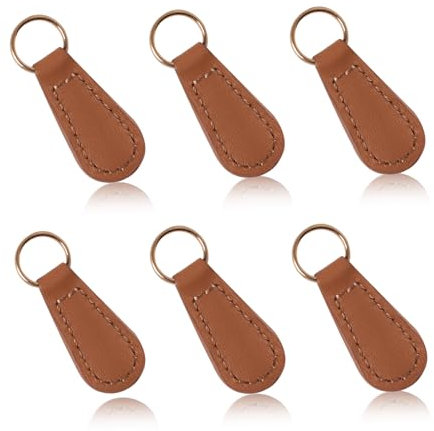 Deoward 6 Pezzi Chiusura Lampo di Ricambio con Cerniera Tira Sostituzione Riparazione Cursore Cerniera Maniglia per Valigie, Zaini, Trolley, Giacche, Borse a Mano