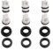 Kit de réparation comprenant des clapets anti-retour d'huile essentielle pour nettoyeurs haute pression domestiques (quatre coins)