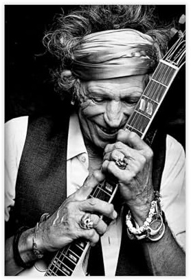 Keith Richards Leinwand-Poster, Schlafzimmerdekoration, Landschaft, Büro, Raumdekoration, Geschenk, ungerahmt, 30 x 45 cm, 5 Stück