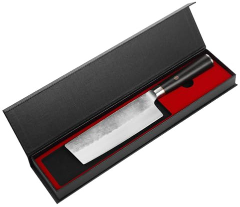Ultra Sharp Japanese Chef Knife Ergonomic Handle 6.5 inch Vegetable Knife | High Quality Stainless Steel Knife With Gift Box, Ideal for Professional Chefs & Home Cooking