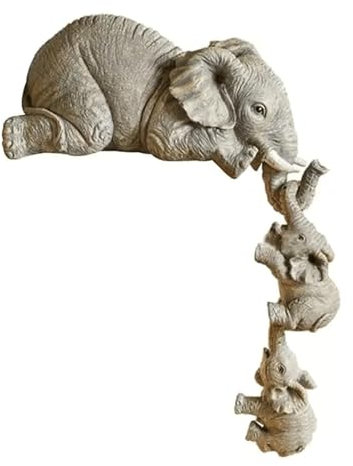Serre Livre Support de Livre en Forme d'éléphant Unique en résine, Bouchon de Livre en Forme d'animal Mignon, Serre-Livres décoratifs Uniques, Super Cadeau 10x5x15cm Pratique