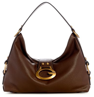 GUESS Damen Camden Umhängetasche, Espresso