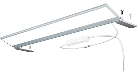 ELEGANT Bathroom Mirror Light with Switch, Bathroom Vanity Light, 50cm | 6000K, Adjustable Angle, IP44 Waterproof, Aluminium, Makeup Wall Light, Over Bathroom Cabinet Lighting for Bathroom, Bedroom